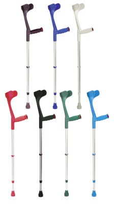 Unterarmgehstütze KLASSIKER mit Softgriff und Clip