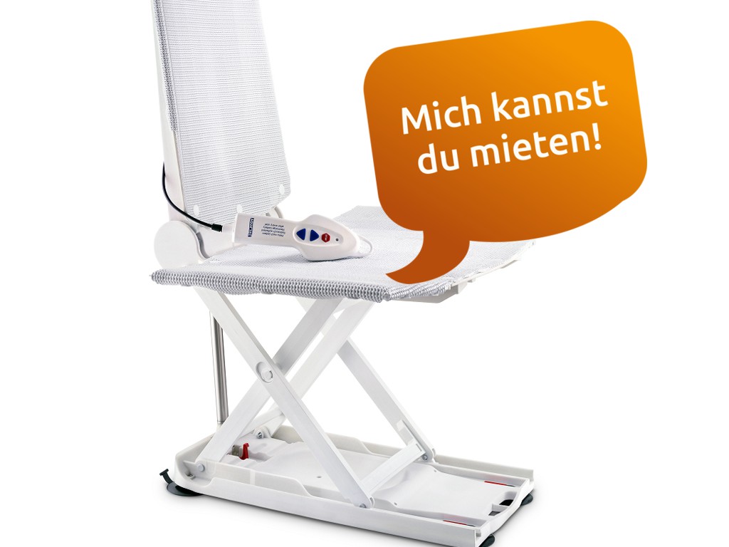 Badewannenlifter zur Miete