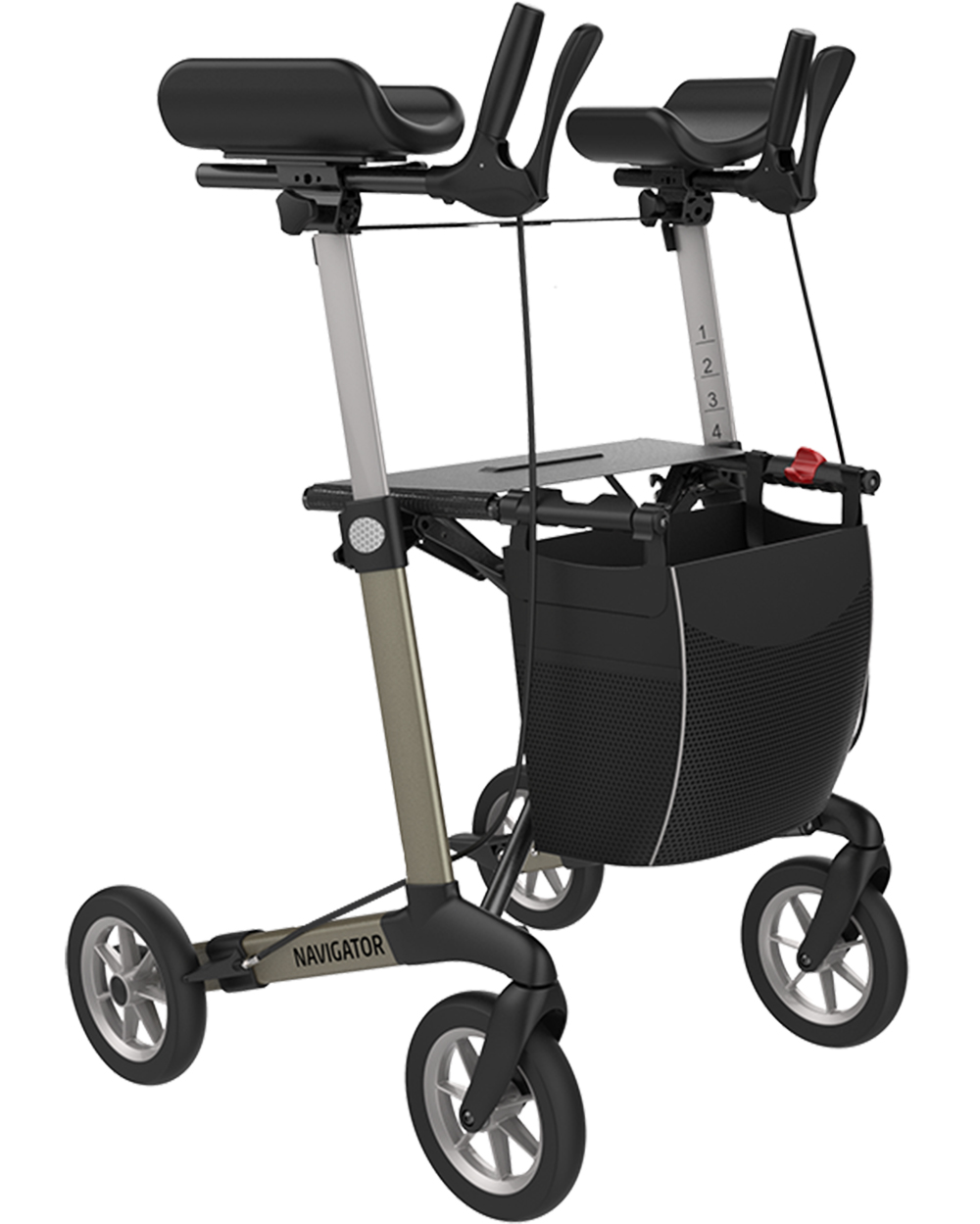 Navigator Arthritis Rollator mit festen Unterarmauflagen