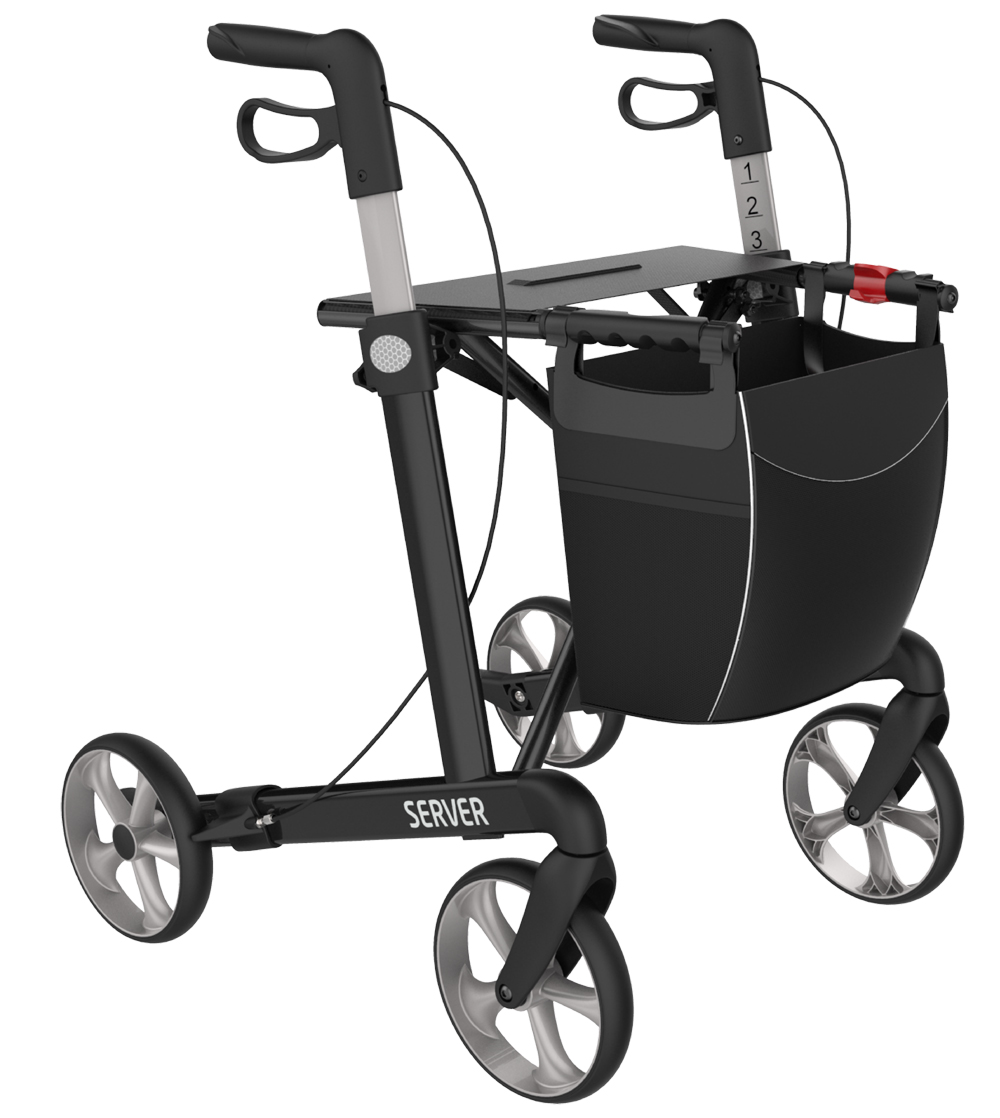 Server Komfort Leichtgewicht Rollator