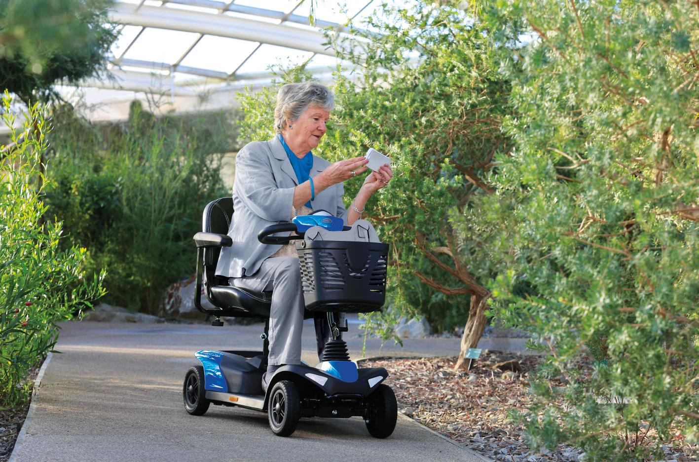 Scooter COLIBRI 6km/h saphirblau 