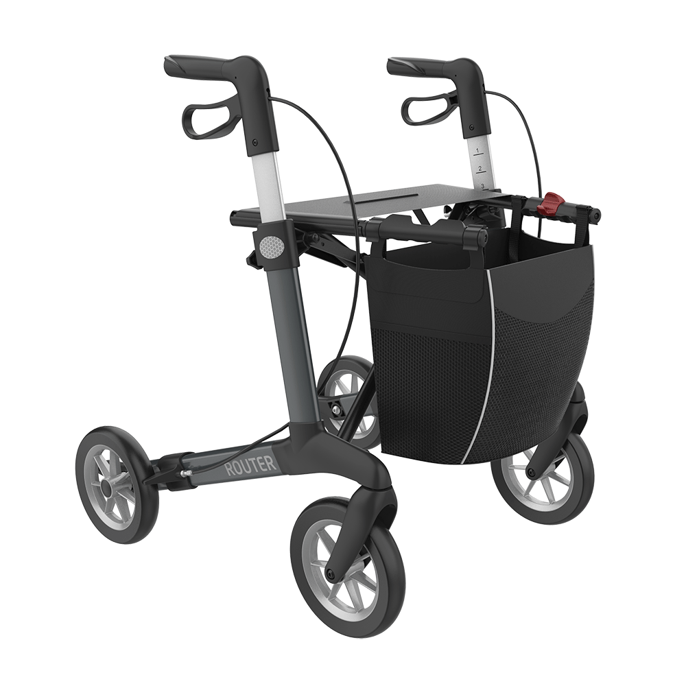 Router Rollator PUR-Softbereifung